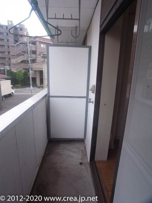 【バルコニー】 | コーポラスミハラⅡ | 簡単な家庭菜園も楽しめるお庭です