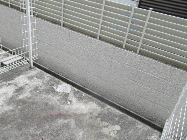 レオ西明石のバルコニー