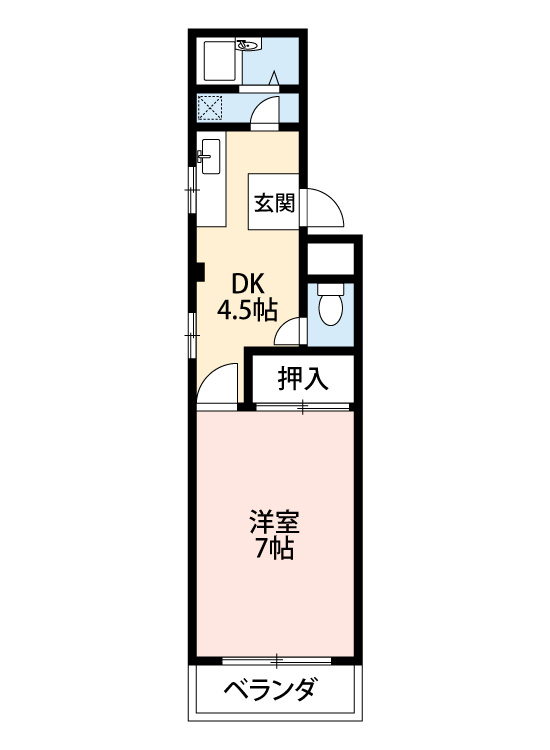 マンション麻美　　刈谷市の賃貸ならクラスホーム刈谷店の間取り