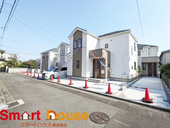 相模原市緑区二本松　新築6棟の前面道路含む現地写真