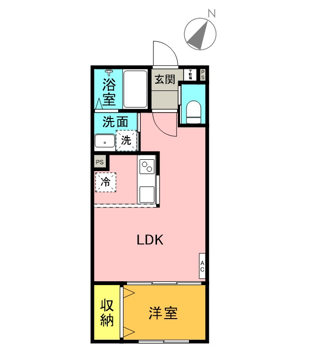 セントラル寺本の間取り