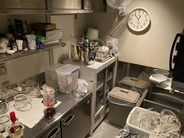 【キッチン】 | 銀座駅徒歩2分 銀座店舗 3階 35.4坪 クラブ居抜き