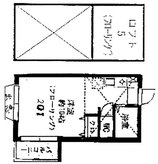 【間取り】 | レジデンス西新 | 現況優先。