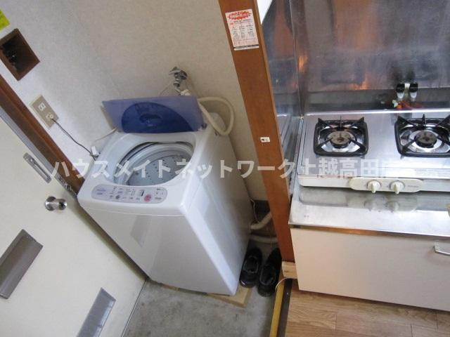 南葉ハイツの設備|洗濯機付・コンロ２口