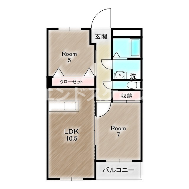 エフォールの間取り|高崎、前橋、伊勢崎エリアのお部屋探しはエンドスケープまで！お客様の理想お聞かせ下さい♪