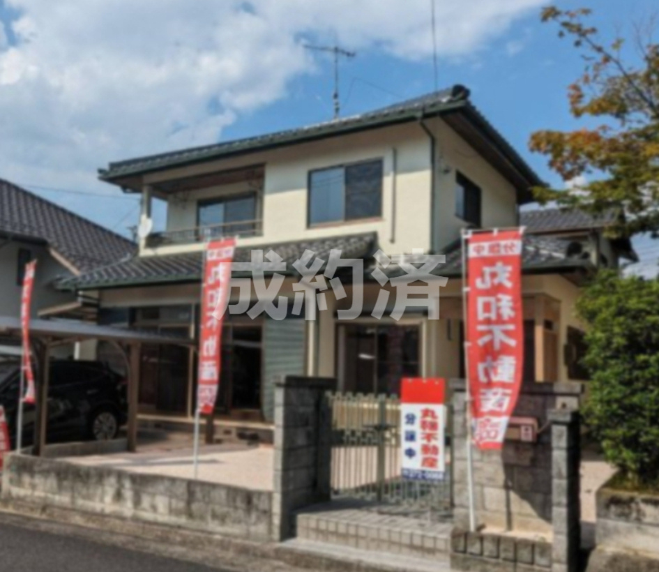 広島市安佐北区三入東2丁目　中古一戸建ての外観|敷地面積広々55坪