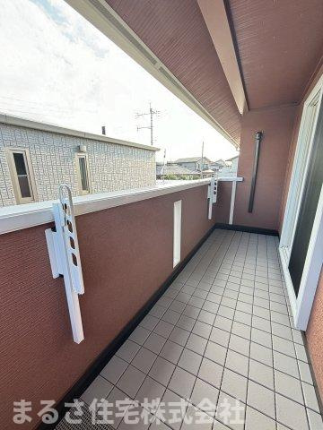 セキスイハイム施工　未入居戸建のバルコニー