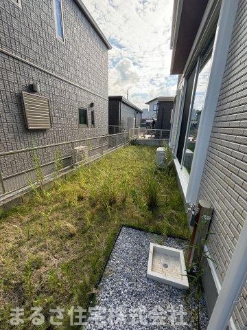 セキスイハイム施工　未入居戸建の庭