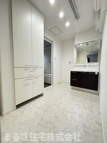 セキスイハイム施工　未入居戸建の独立洗面台