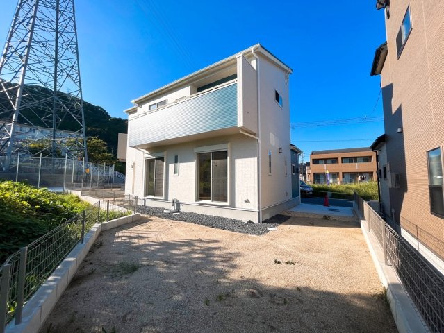 苅田町大字集　(新築一戸建て)の外観|十分な広さの裏庭♪【苅田町　新築一戸建て】
