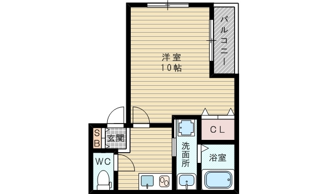 大阪市東淀川区豊里５丁目のアパート