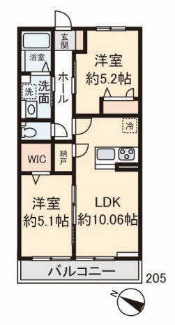 【間取り】 | ハイムメゾン朝霞根岸台