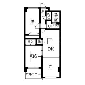 シャトー三和青山の間取り