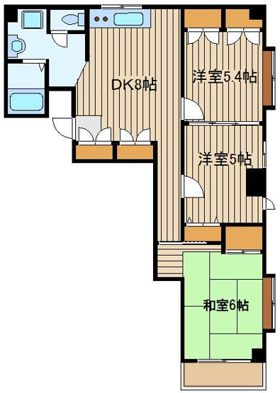 【間取り】 | パレスフォンテーン