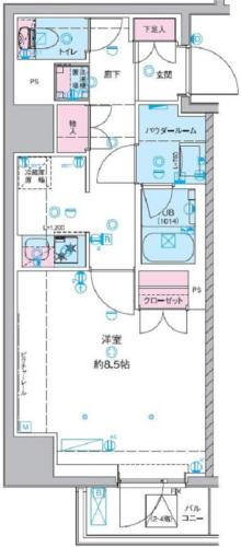 【間取り】 | ジェノヴィア桜上水Ⅱ