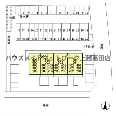 エスペランサの区画図|配置図