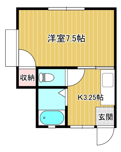 コーポラス光の間取り