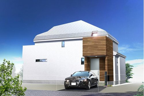 【横浜市保土ケ谷区鎌谷町287-5新築戸建て】★仲介手数料無料★（宮谷小学校・宮田中学校）の外観パース