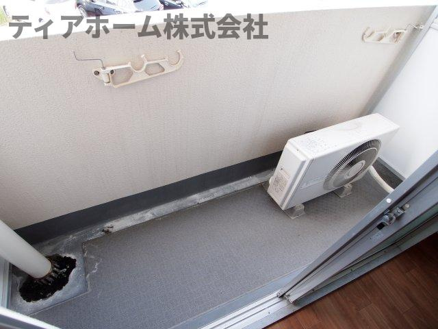 五條市住川町の賃貸マンションのバルコニー