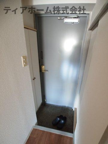 五條市住川町の賃貸マンションの玄関|毎日通る玄関はこちらです