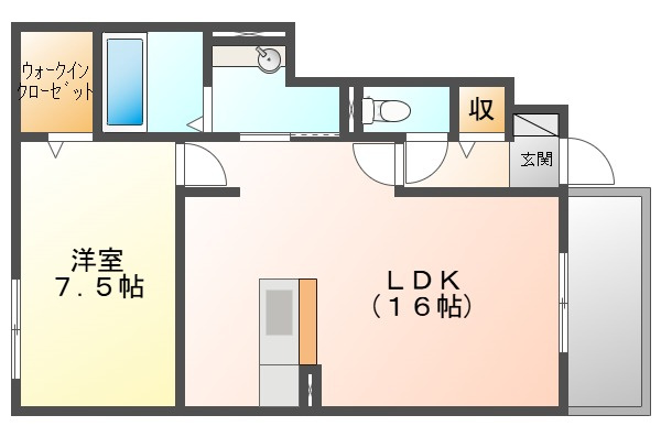 トゥールモンドの間取り