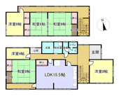 岩倉長谷町　中古戸建【６LDK！眺望良好・156坪】の画像