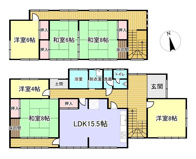 岩倉長谷町　中古戸建【６LDK！眺望良好・156坪】の画像