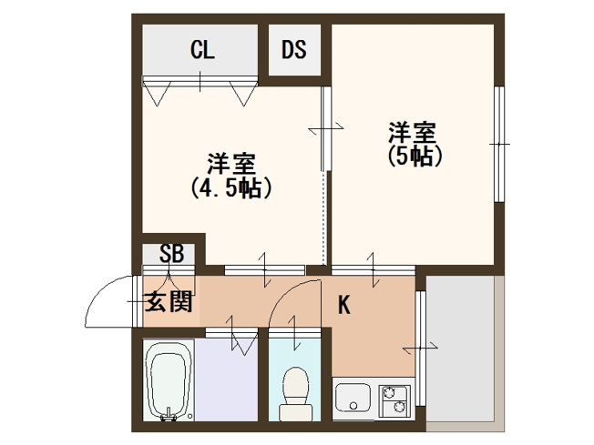 【間取り】 | 朝日ビル