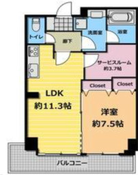 アルシオン中村橋の間取り
