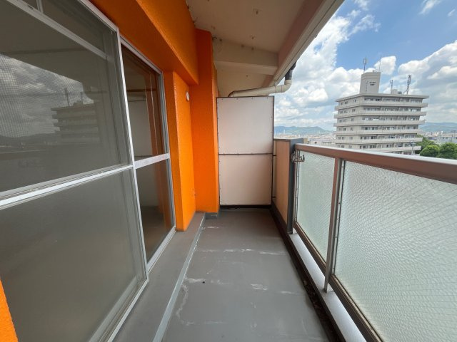 ピュア東姫路のバルコニー