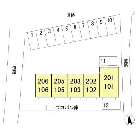 セレーネの区画図|高崎、前橋、伊勢崎エリアのお部屋探しはエンドスケープまで！お客様の理想お聞かせ下さい♪
