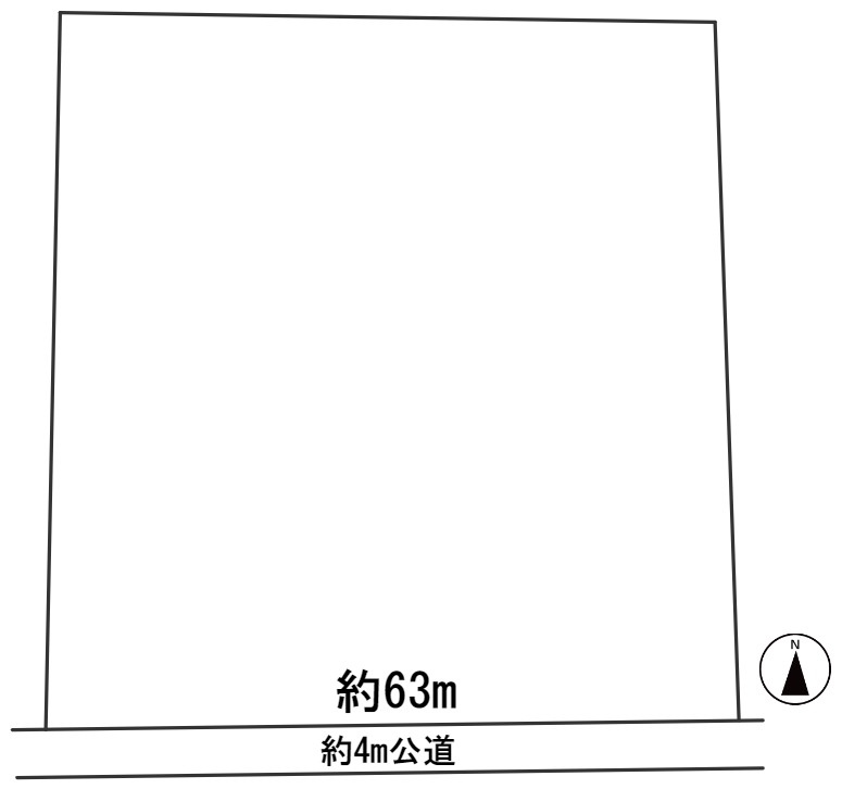 ６３４３５　揖斐郡大野町大字瀬古土地の区画図