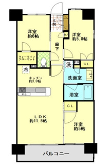 【間取り】 | シエリアシティ明石大久保C棟