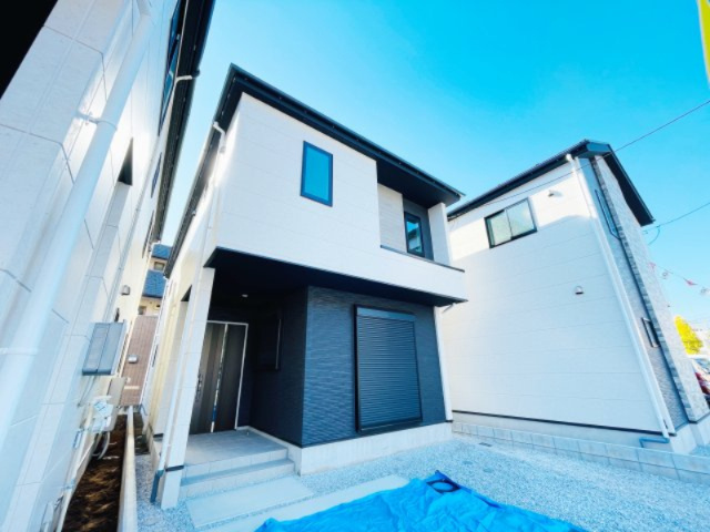 祝：成約済み　八王子市　元本郷町　新築戸建て　８期の外観|八王子の緑豊かな住環境で、穏やかな新生活を。環境の良さがおすすめの新築戸建てです。～仲介手数料無料☆八王子ひなた不動産～八王子市元本郷町　新築戸建て