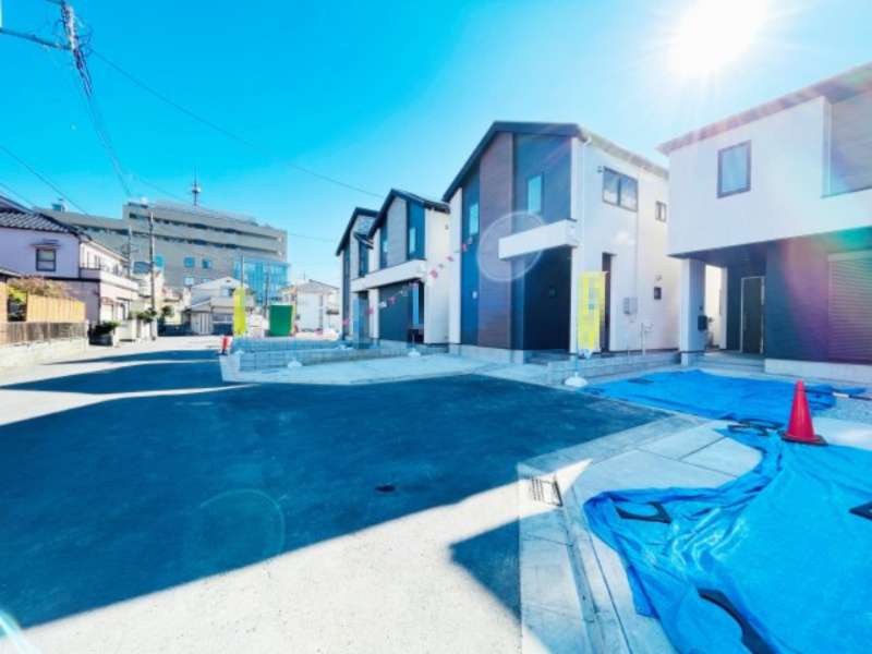 祝：成約済み　八王子市　元本郷町　新築戸建て　８期の外観|ゆったり、広々した敷地が魅力の新築戸建てです。～仲介手数料無料☆八王子ひなた不動産～八王子市元本郷町　新築戸建て