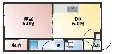 【間取り】 | 【CP対象】アドバンスコーポA | 間取りです