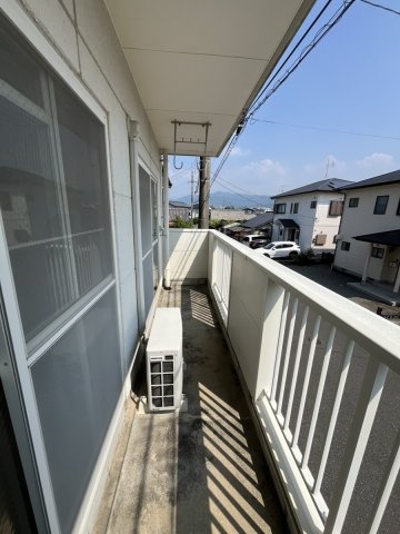 シャルマンハイツのバルコニー