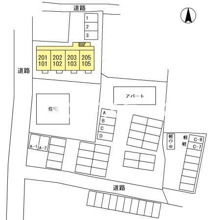 ウィングサプライアネックスの区画図|高崎、前橋、伊勢崎エリアのお部屋探しはエンドスケープまで！お客様の理想お聞かせ下さい♪
