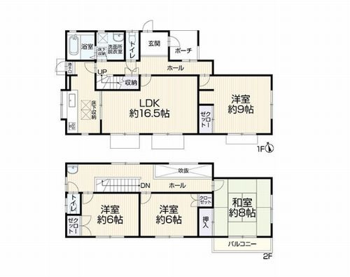 【間取り】 | 【仲介手数料０円】厚木市森の里5丁目　中古一戸建て | 厚木市森の里5丁目　中古一戸建て