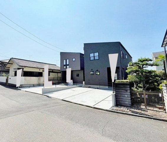 廿日市市阿品3丁目　新築一戸建て(全2棟)の前面道路含む現地写真