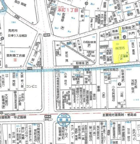 浅祐ガレージ＆パーキングの地図