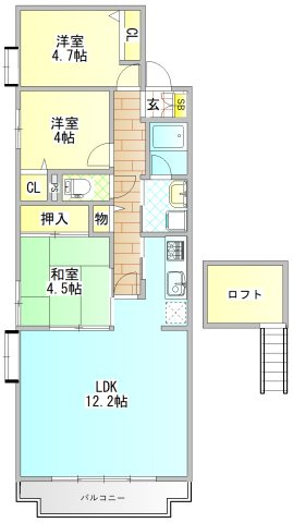 【間取り】 | オーチャード　ヴィレッジ