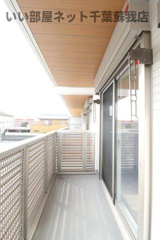 コンフォール古市場 ANNEXのバルコニー|お洗濯にも便利なバルコニー付き