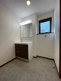 【独立洗面台】 | 福島市南沢又平屋モデルハウス　1号棟