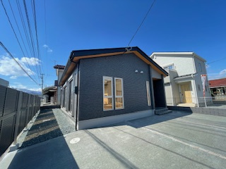 【外観】 | 福島市南沢又平屋モデルハウス　1号棟