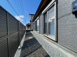 【庭】 | 福島市南沢又平屋モデルハウス　1号棟