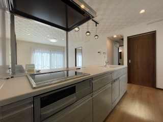 【キッチン】 | 福島市南沢又平屋モデルハウス　1号棟