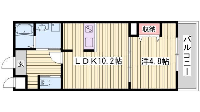 メゾンコンフォールの間取り