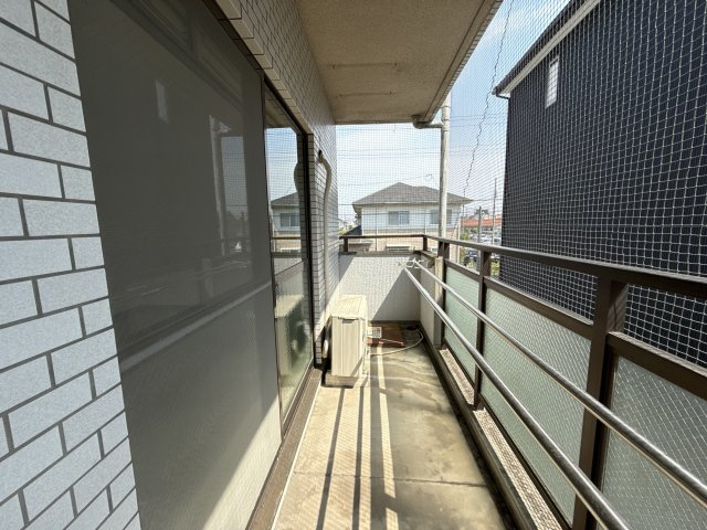 ベル新在家のバルコニー