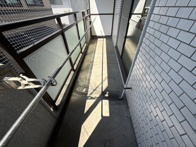 ベル新在家のバルコニー